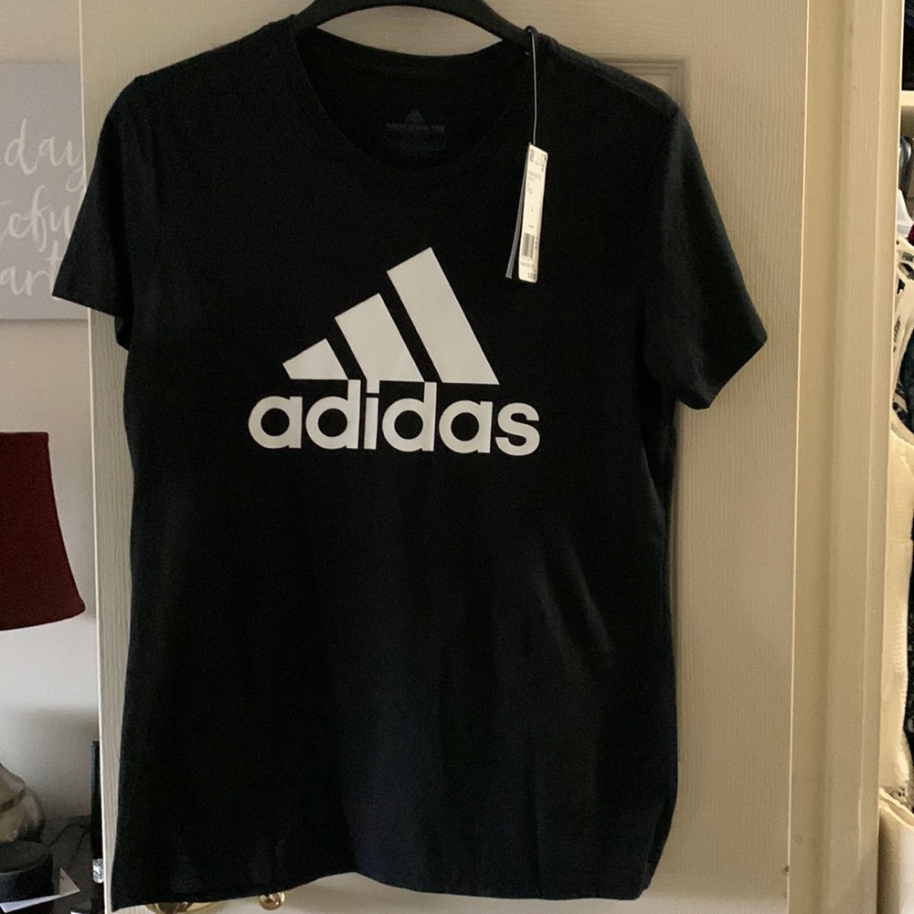 Brand New Black Adidas shirt, Size Large